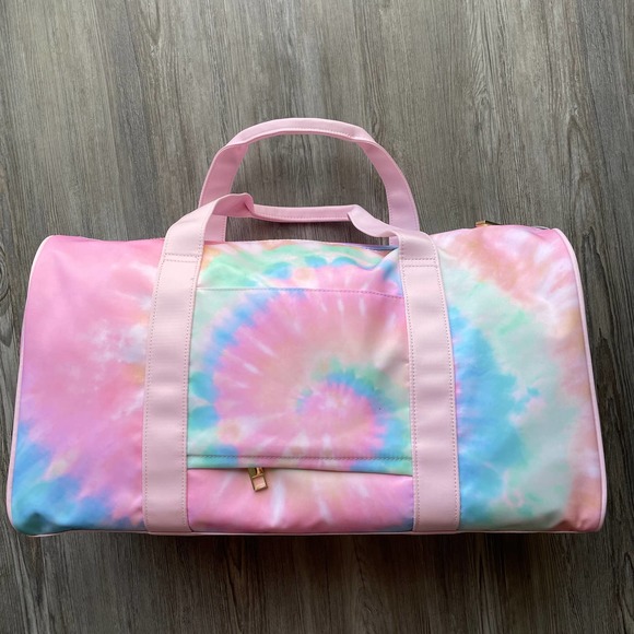 Stoney Clover Lane x Target Tie-Dye Duffle Bag - Pink, Blue, Green - Picture 4 of 5